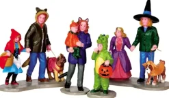 Lemax trick or treating fun s/4 halloween figuur Spooky Town 2014