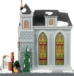 Lemax trinity church of caddington verlichte kerk Caddington Village 2022