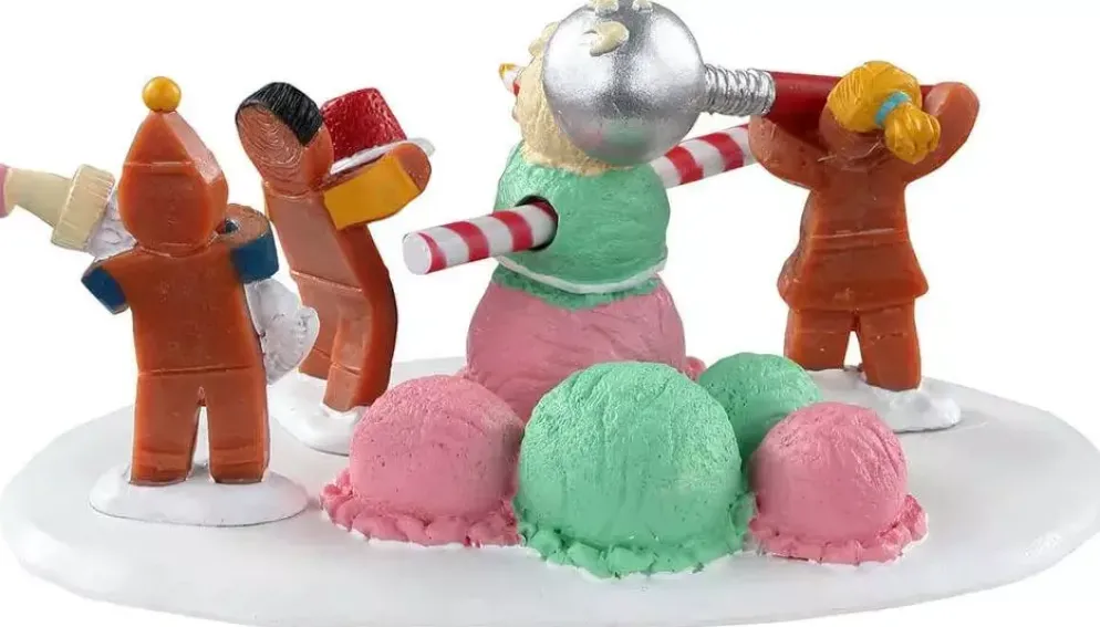 Lemax triple scoop snowman kerstdorp tafereel Sugar 'N' Spice 2021