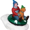 Lemax tubing buddies kerstdorp figuur type 2 Vail Village 2012