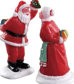 Lemax under the mistletoe s/2 kerstdorp figuur type 3 Santa's Wonderland 2018