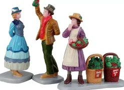 Lemax under the mistletoe s/3 kerstdorp figuur type 4 Caddington Village 2022