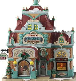 Lemax valerie‘s viennese pastry verlicht kersthuisje Caddington Village 2025
