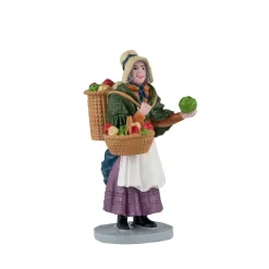 Lemax vegetable vendor kerstdorp figuur type 2 Caddington Village 2024