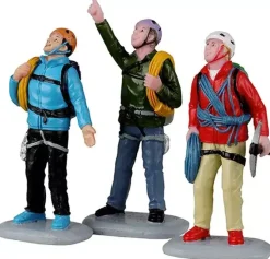 Lemax vertical mountain climbers s/3 kerstdorp figuur type 4 Vail Village 2022