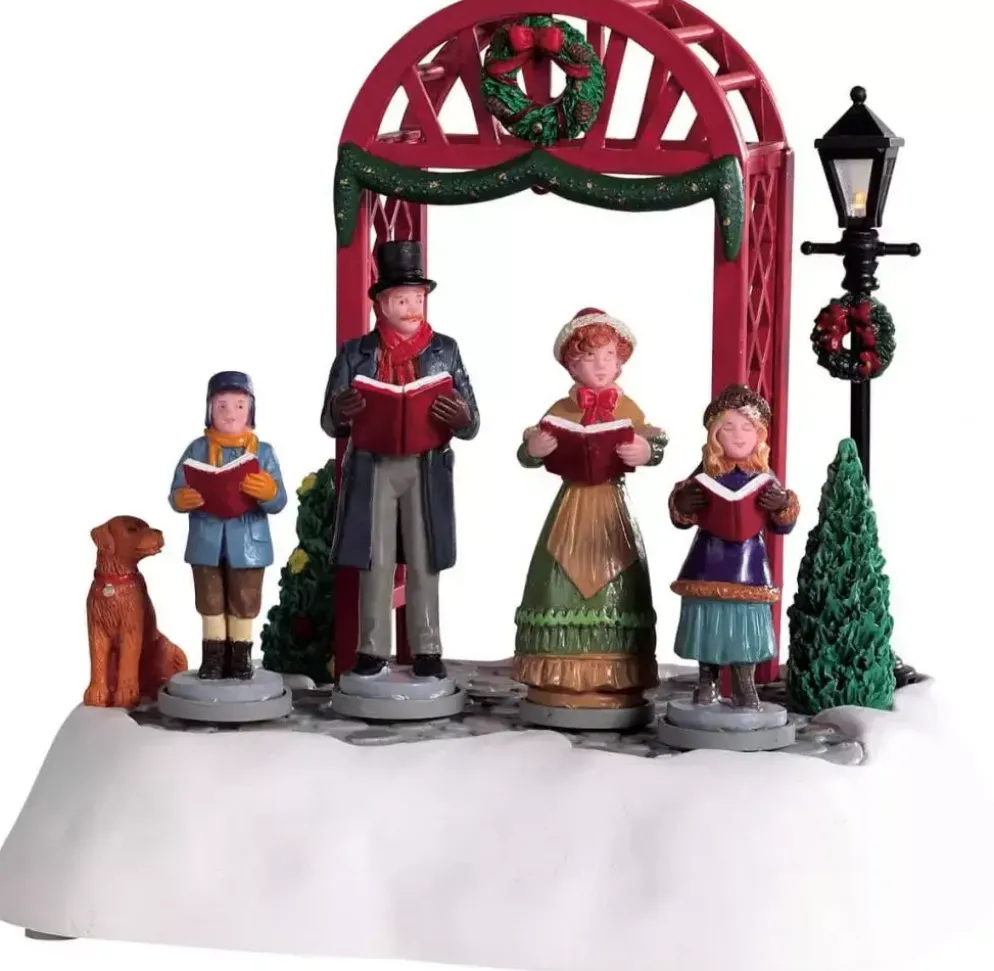 Lemax victorian carols bewegend kerstdorp tafereel 2019