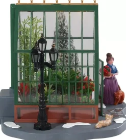 Lemax victorian greenhouse verlicht kerstdorp tafereel 2018