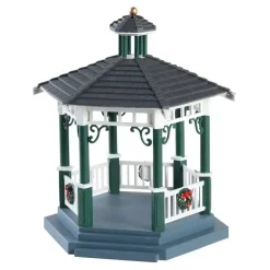 Lemax victorian park gazebo kerstdorp tafereel Caddington Village 2018