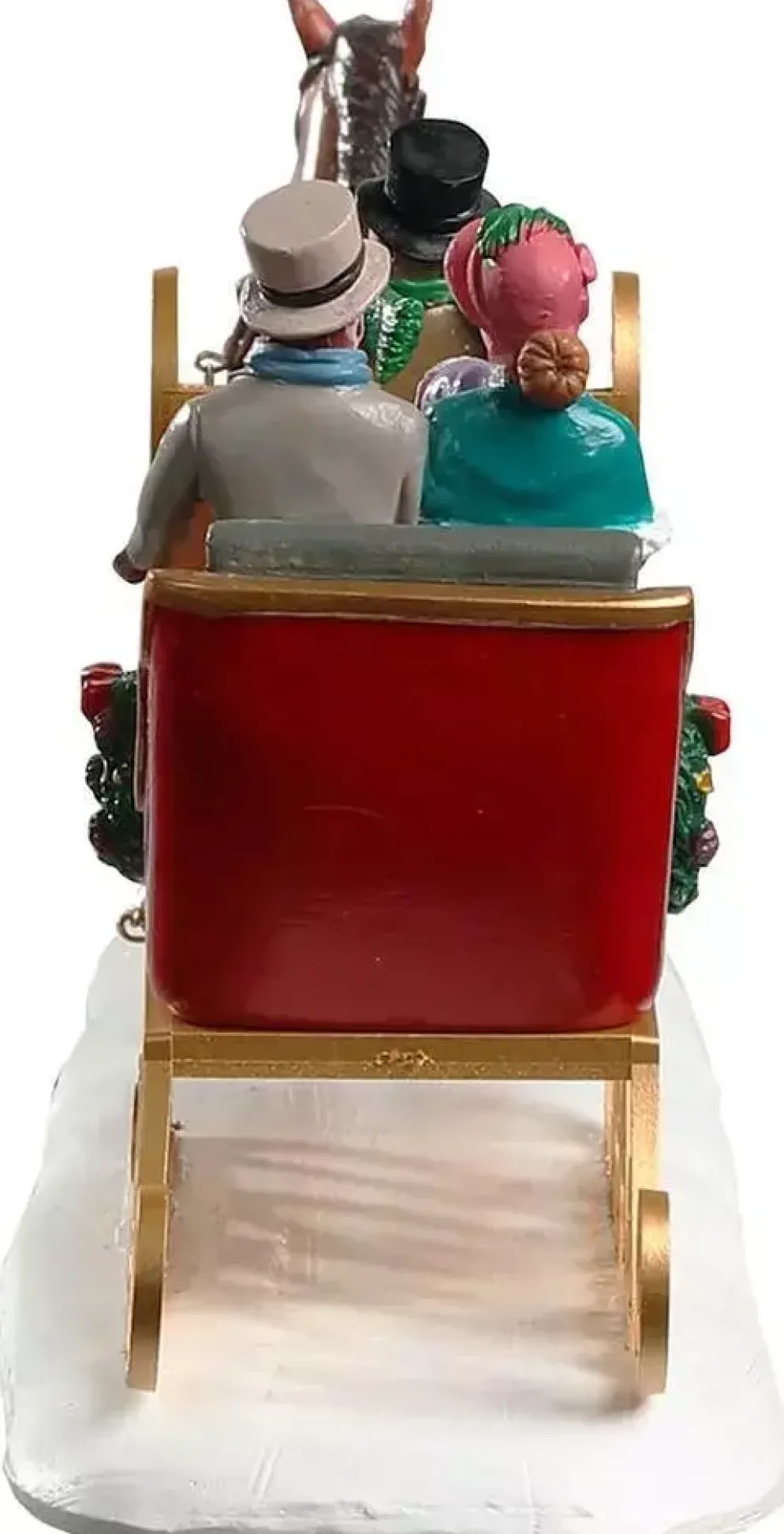 Lemax victorian sleigh ride kerstdorp tafereel Caddington Village 2020