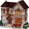 Lemax village library verlicht kersthuisje Caddington Village 2022
