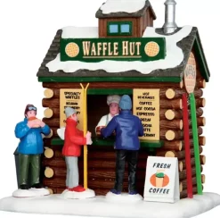 Lemax waffle hut kerstdorp tafereel Vail Village 2014