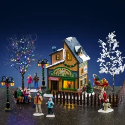 Lemax wally's winter skate shop set Vail Village 2026