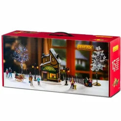 Lemax wally's winter skate shop set Vail Village 2026