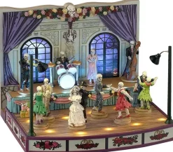 Lemax wedding party bewegend huisje Spooky Town 2025