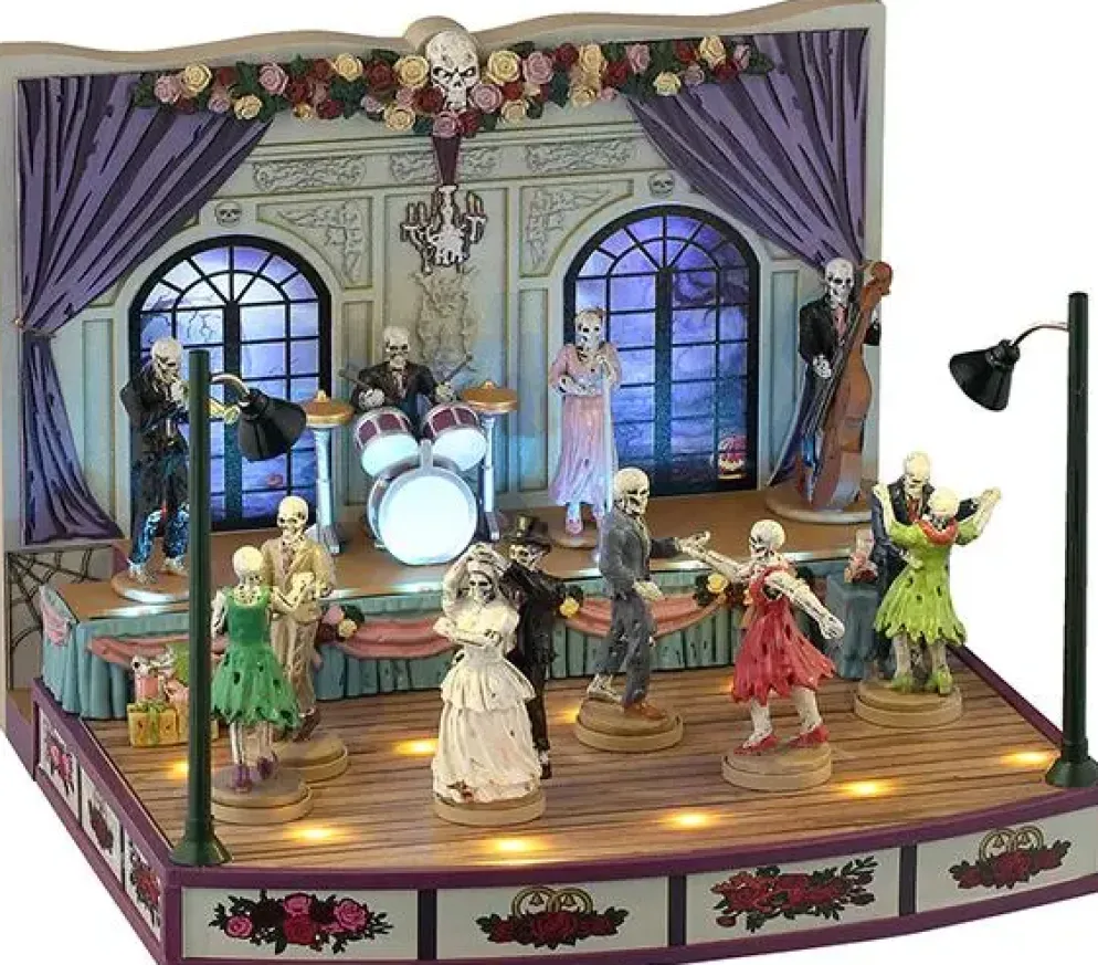 Lemax wedding party bewegend huisje Spooky Town 2025