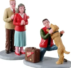 Lemax welcome home, set of 2 kerstdorp figuur type 4 2023