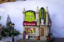 Lemax wicked wigs verlicht huisje Spooky Town 2024