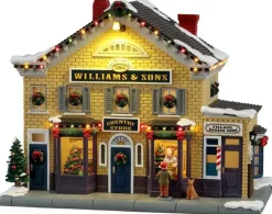 Lemax williams & sons country store verlicht kersthuisje Norman Rockwell 2023