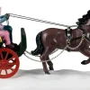 Lemax winter carriage ride kerstdorp tafereel Caddington Village 2024