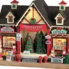 Lemax winterfest arts & crafts show verlicht kersthuisje Caddington Village 2022