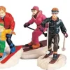 Lemax winter fun figurines s/5 kerstdorp figuur type 6 Vail Village 1999