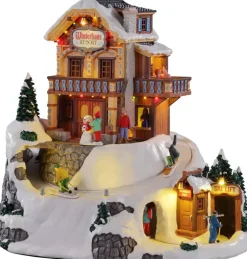 Lemax winterhaus resort bewegend kersthuisje Vail Village 2021