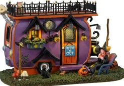 Lemax witch vanlife verlicht tafereel Spooky Town 2023