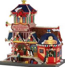 Lemax wonderland rail verlicht kersthuisje Santa's Wonderland 2026
