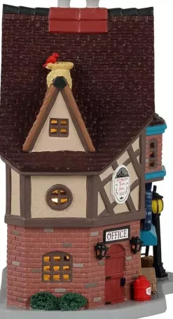 Lemax wright & sons lamplighters verlicht kersthuisje Caddington Village 2021