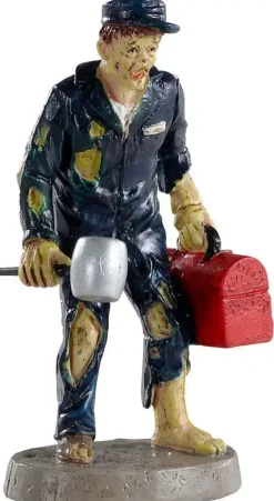 Lemax zombie mechanic halloween figuur Spooky Town 2020