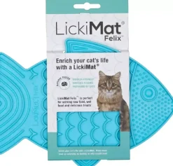 Licki Mat kat likmat Felix turquoise, 22 cm