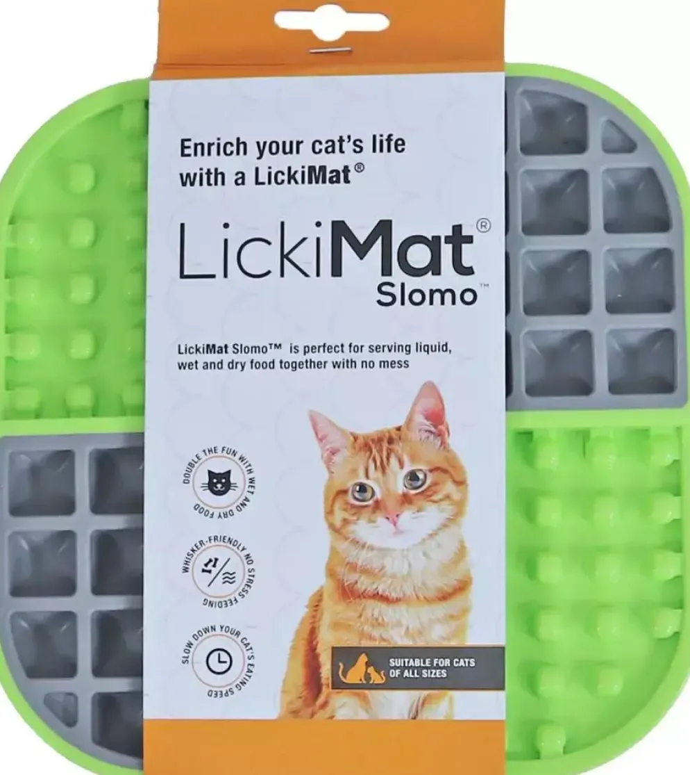 LickiMat kat likmat Slomo groen 20 cm
