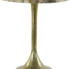 Light & Living bijzettafel metaal rickerd 48x53cm geel