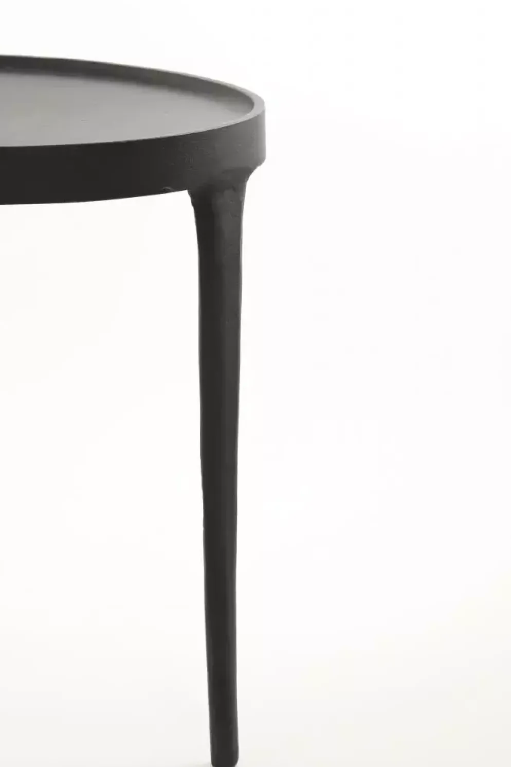 Light & Living bijzettafel set van 2 metaal tobias zwart