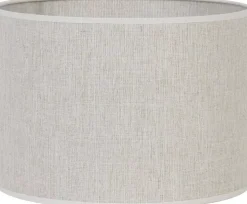 Light & Living lampenkap textiel breska 25x18cm parelwit