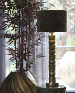 Light & Living lampenkap textiel bayou 30x21cm mosgroen