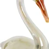 Light & Living ornament glas swan 12x7x17cm crème