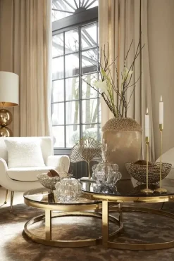 Light & Living ornament metaal leaf 36x6x39cm goud