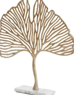 Light & Living ornament metaal leaf 36x6x39cm goud