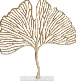 Light & Living ornament metaal leaf 36x6x39cm goud