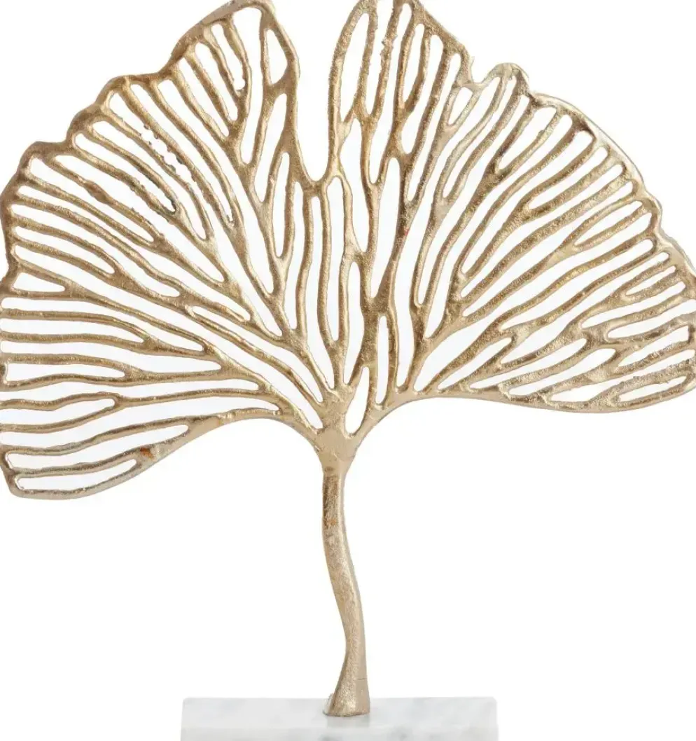 Light & Living ornament metaal leaf 36x6x39cm goud