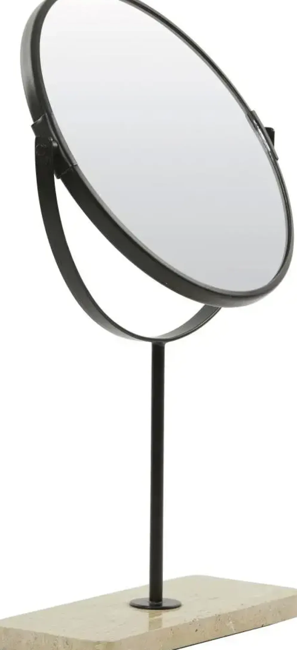 Light & Living spiegel steen riesco 24x9cm wit