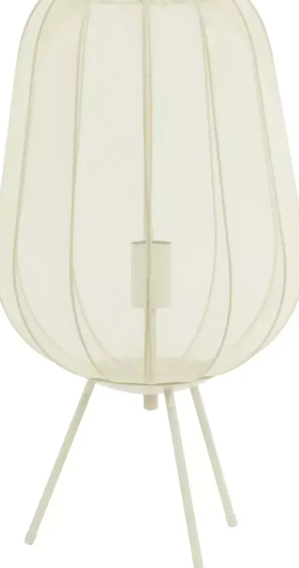 Light & Living tafellamp textiel plumeria 34x60cm zand