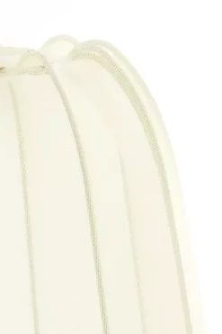 Light & Living tafellamp textiel plumeria 34x60cm zand