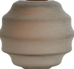 Light & Living vaas glas nayoro 32.5x29cm bruin