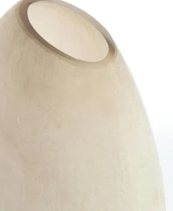 Light & Living vaas glas santino 33x13x33.5cm lichtbruin