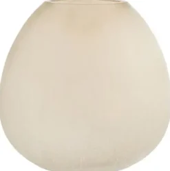 Light & Living vaas glas santino 33x13x33.5cm lichtbruin