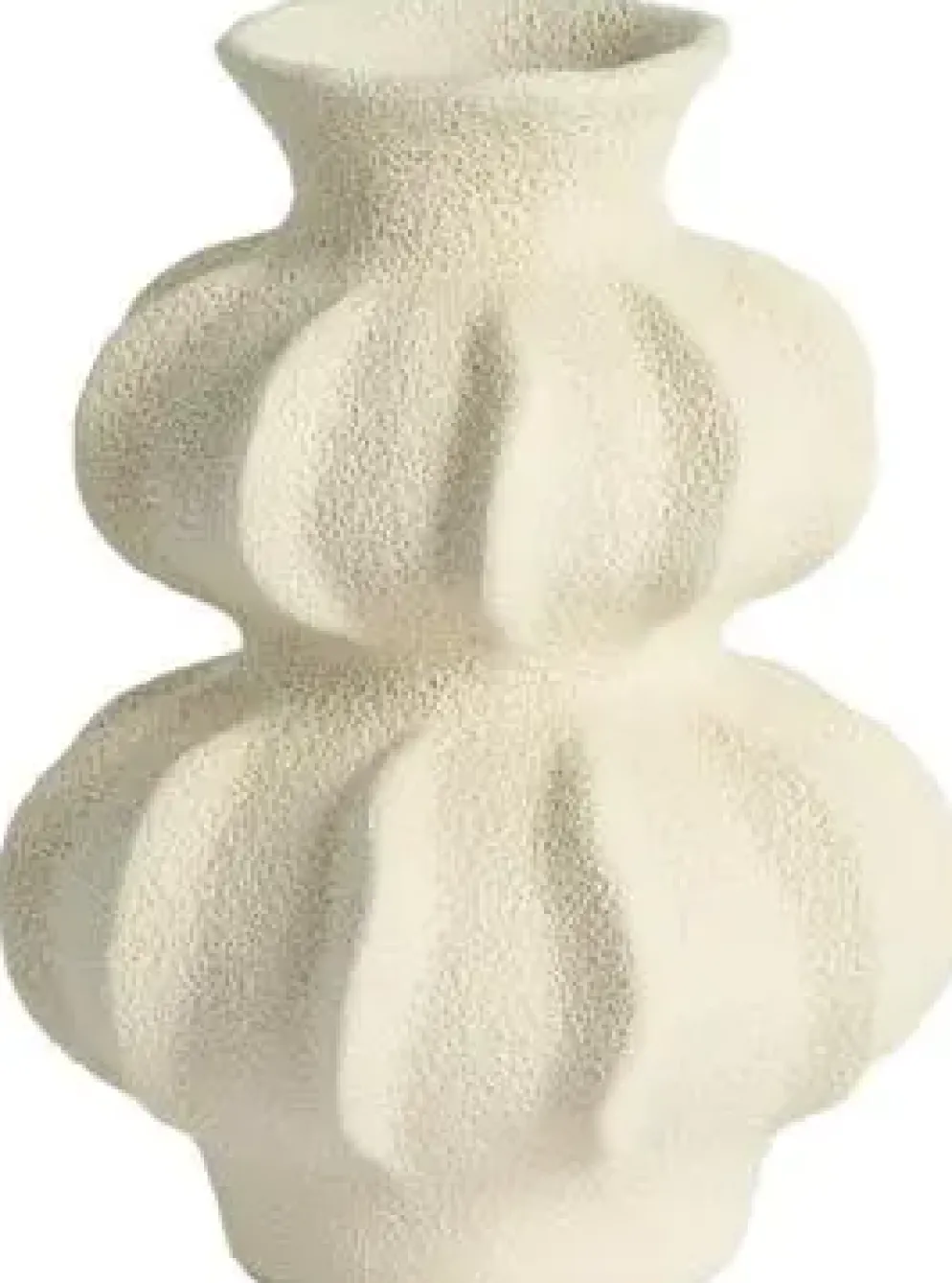 Light & Living vaas keramiek spotorno 18.5x18.5x24.5cm wit