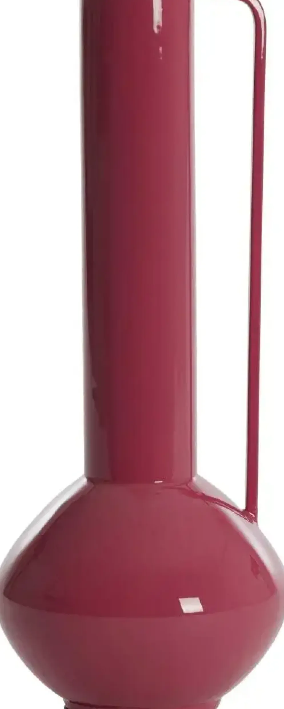 Light & Living vaas metaal panzano 12x38cm roze