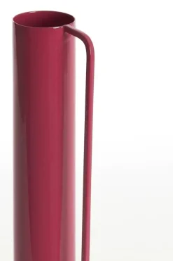 Light & Living vaas metaal panzano 12x38cm roze